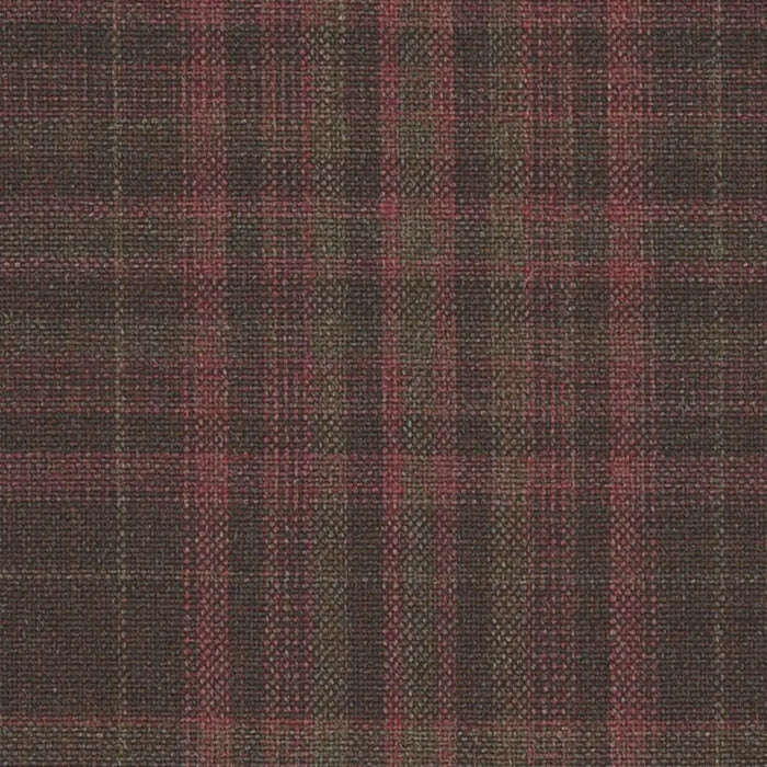 Maroon Multi Check Jacketing By Holland & Sherry
