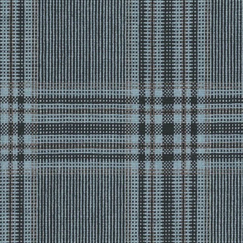 Airforce Blue with Medium Brown Fancy Glen Check Jacketing By Holland & Sherry