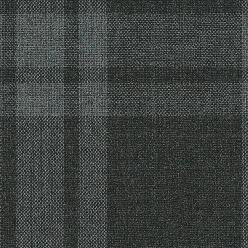 Charcoal with Tonal Block Check Jacketing By Holland & Sherry