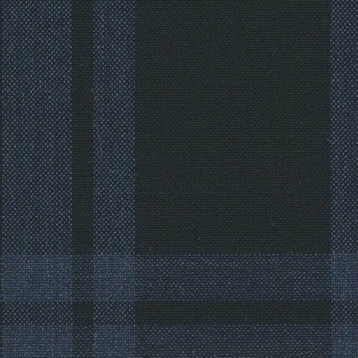 Midnight with Tonal Block Check Jacketing By Holland & Sherry