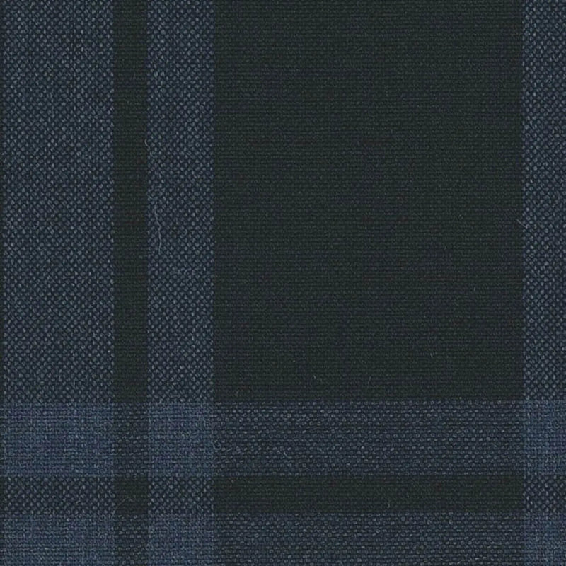 Midnight with Tonal Block Check Jacketing By Holland & Sherry