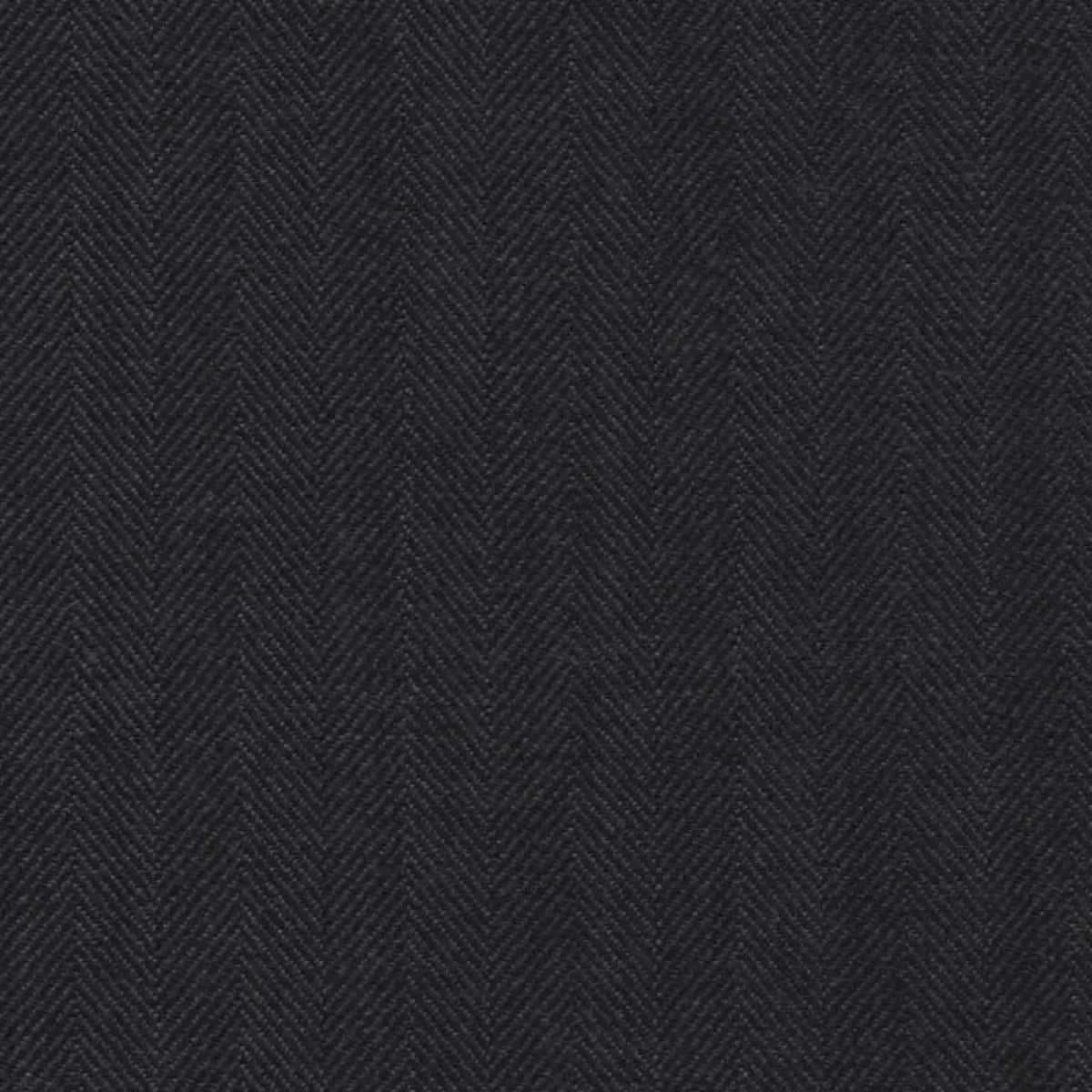 Midnight Herringbone 3/8 inch Super 140's All Wool Suiting By Holland & Sherry