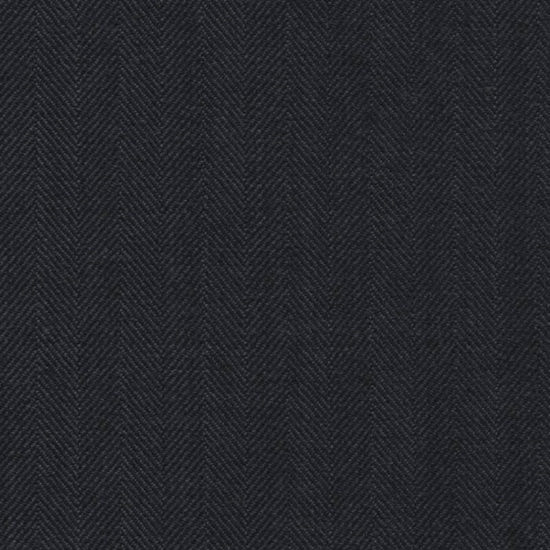 Midnight Herringbone 3/8 inch Super 140's All Wool Suiting By Holland & Sherry