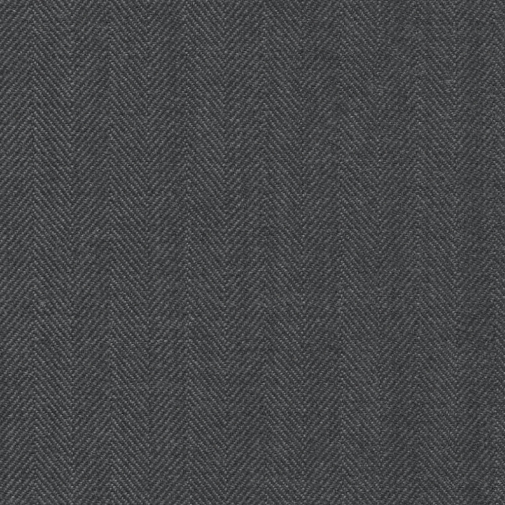 Grey Herringbone 3/8 inch Super 140's All Wool Suiting By Holland & Sherry