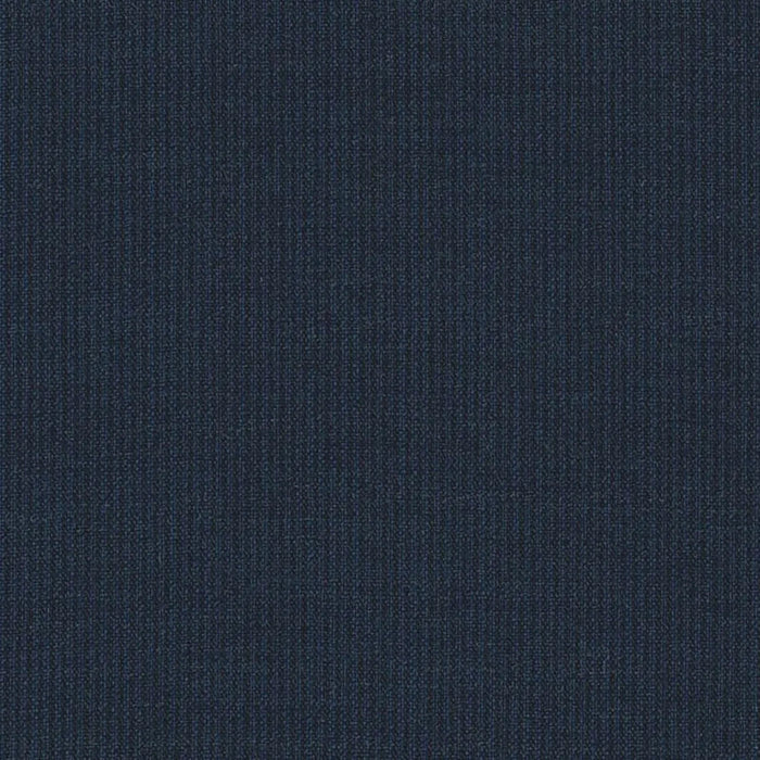 Navy Narrow Stripe 1/16 inch Super 140's All Wool Suiting By Holland & Sherry