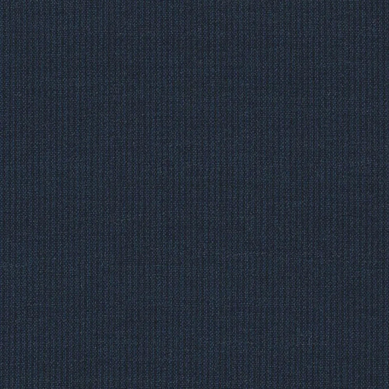 Navy Narrow Stripe 1/16 inch Super 140's All Wool Suiting By Holland & Sherry