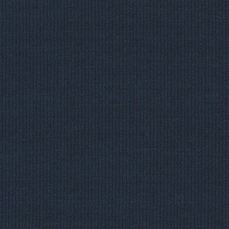 Navy Narrow Stripe 1/16 inch Super 140's All Wool Suiting By Holland & Sherry