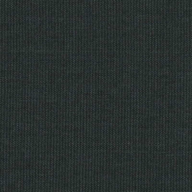 Dark Grey Narrow Stripe 1/16 inch Super 140's All Wool Suiting By Holland & Sherry