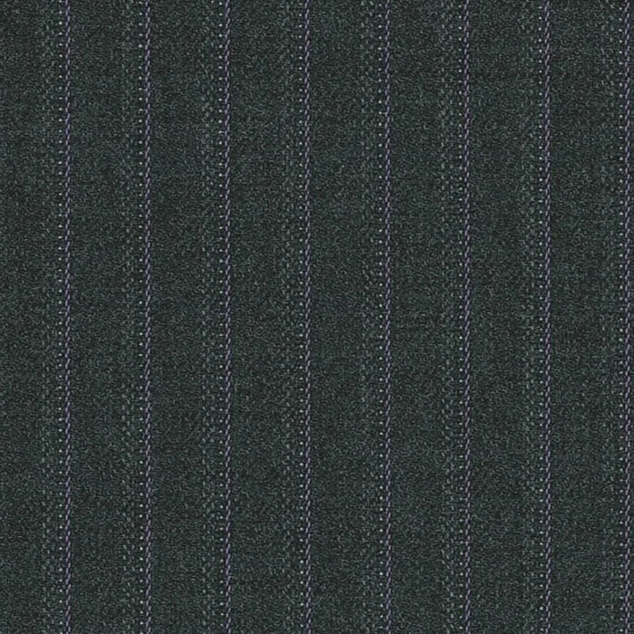 Dark Grey/Lavender Laceline Stripe 5/16 inch Super 140's All Wool Suiting By Holland & Sherry