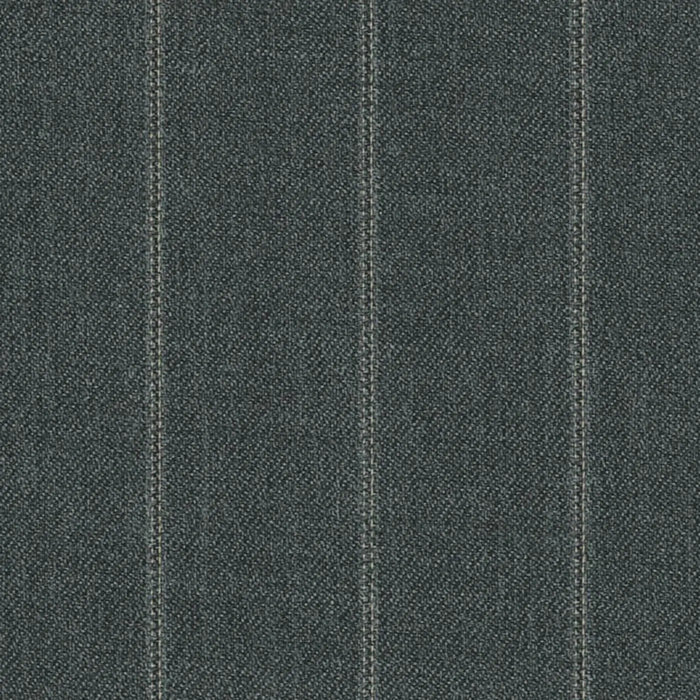 Grey/Mustard Fancy Stripe 13/16 inch Super 140's All Wool Suiting By Holland & Sherry