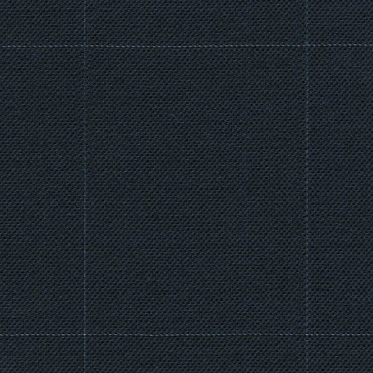 Navy Sharkskin with Windowpane 1 1/2 x 2 inch Super 140's All Wool Suiting By Holland & Sherry