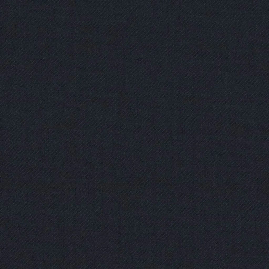 Navy Solid Super 140's All Wool Suiting By Holland & Sherry