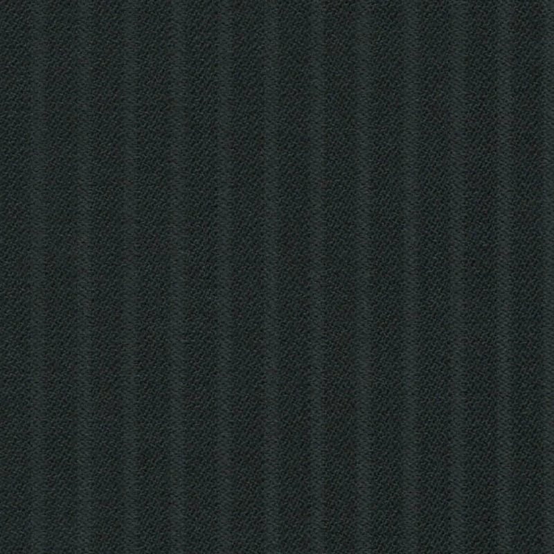 Black Self Stripe 1/4 inch Super 140's All Wool Suiting By Holland & Sherry