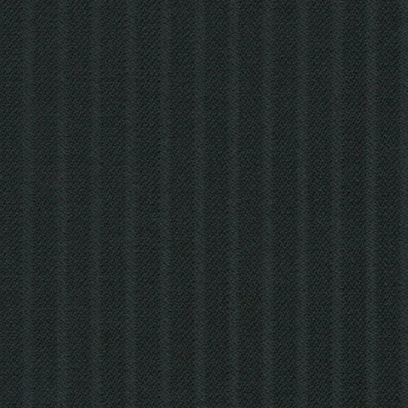 Black Self Stripe 1/4 inch Super 140's All Wool Suiting By Holland & Sherry