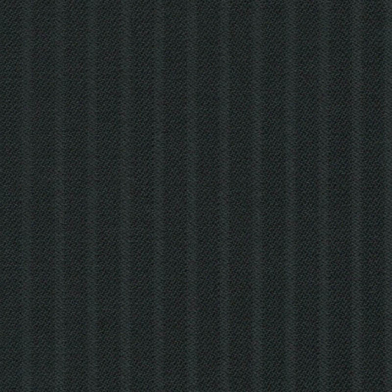 Black Self Stripe 1/4 inch Super 140's All Wool Suiting By Holland & Sherry
