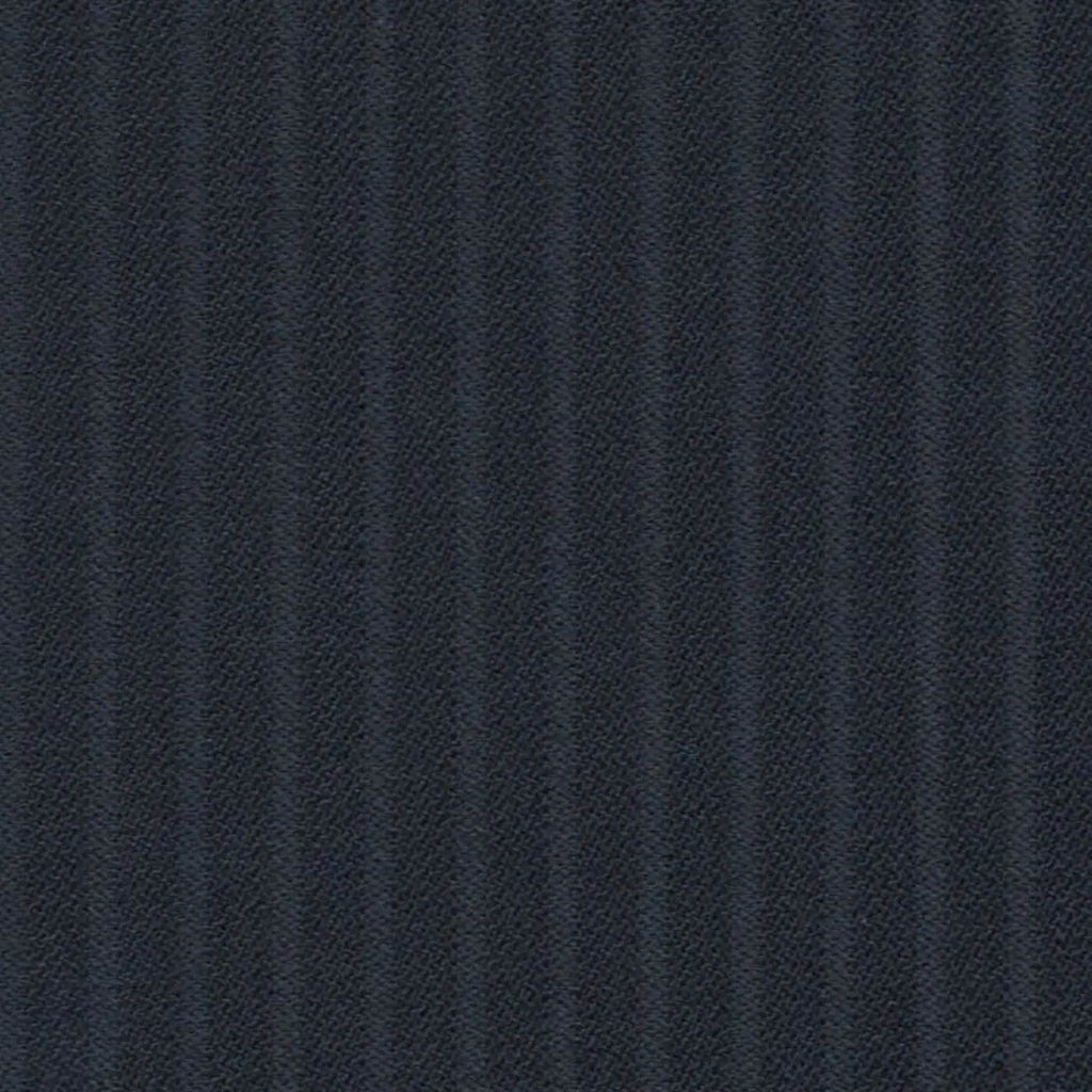 Navy Self Stripe 1/4 inch Super 140's All Wool Suiting By Holland & Sherry