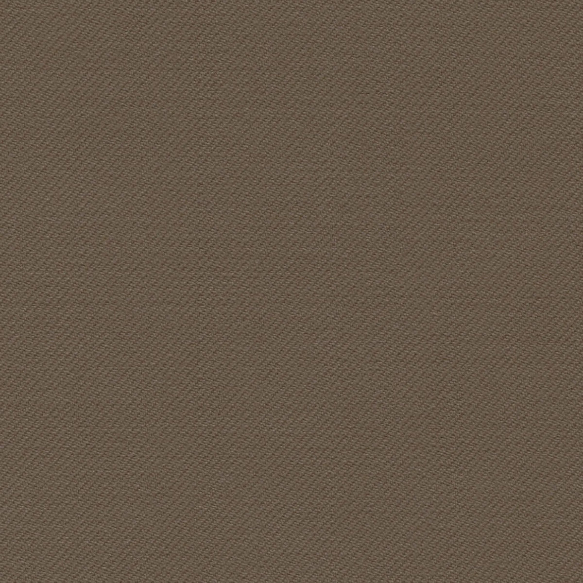 Coffee Solid Serge Super 140's All Wool Suiting By Holland & Sherry