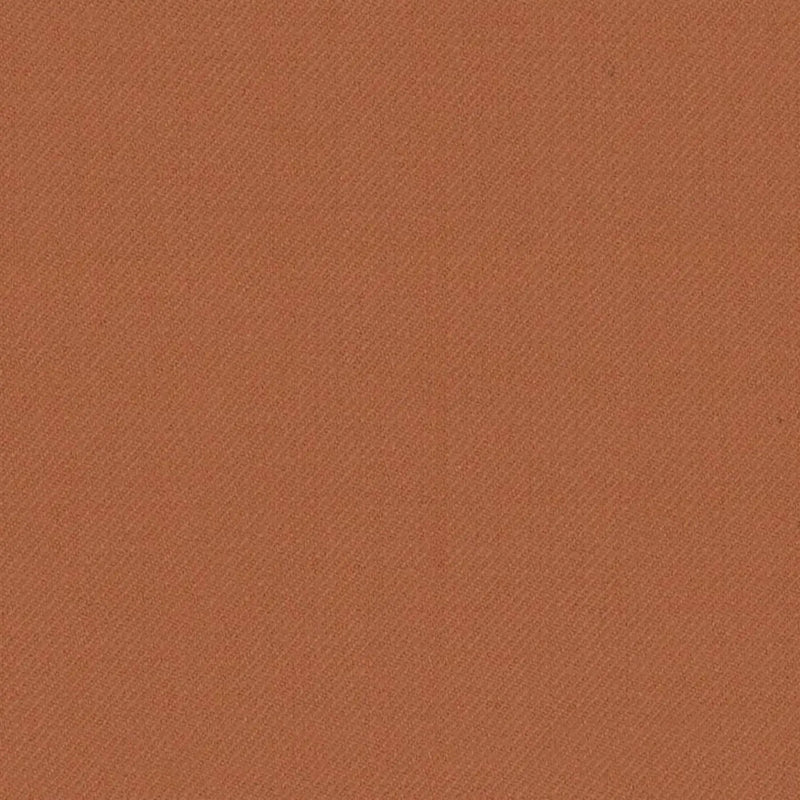 Orange Solid Serge Super 140's All Wool Suiting By Holland & Sherry