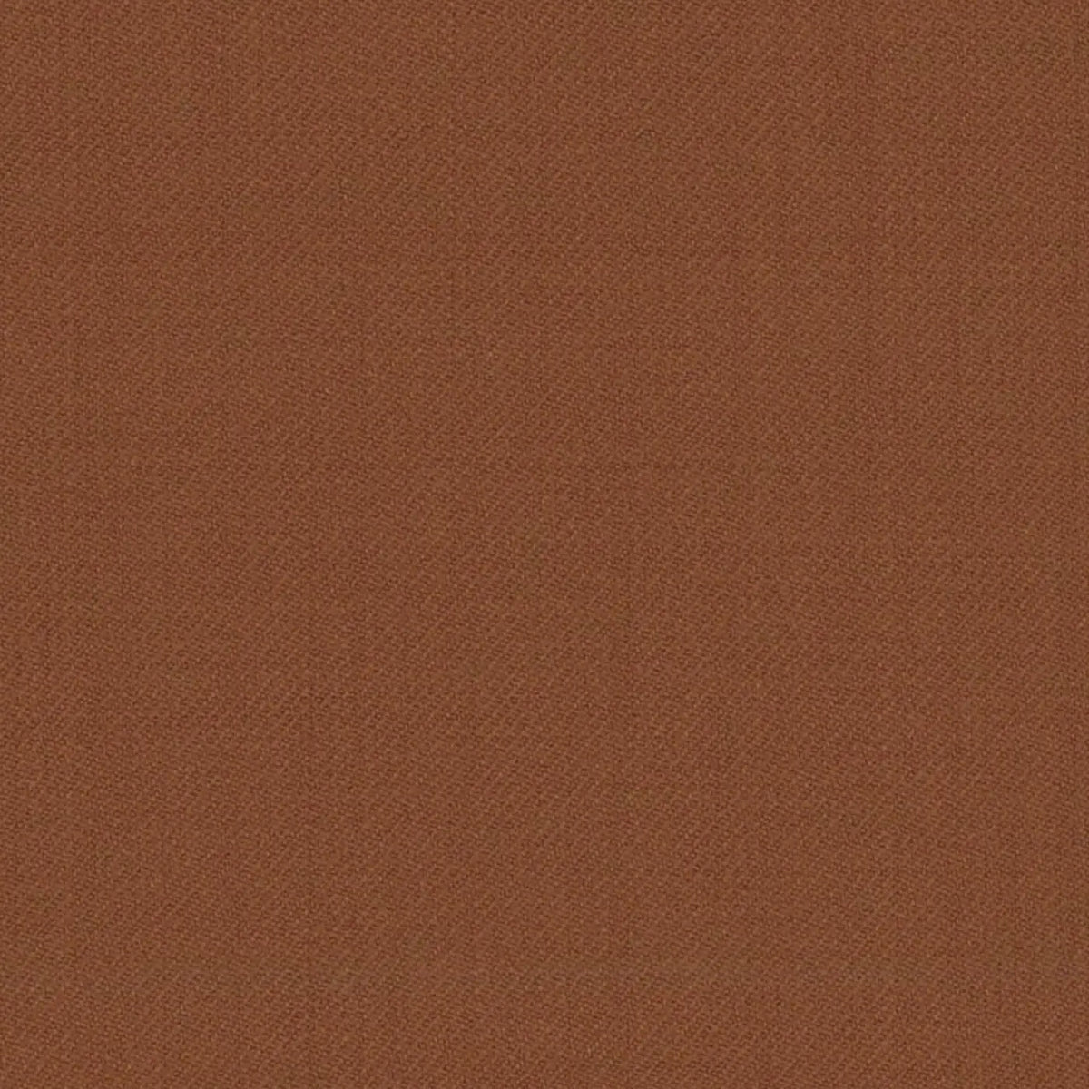 Terracotta Solid Serge Super 140's All Wool Suiting By Holland & Sherry