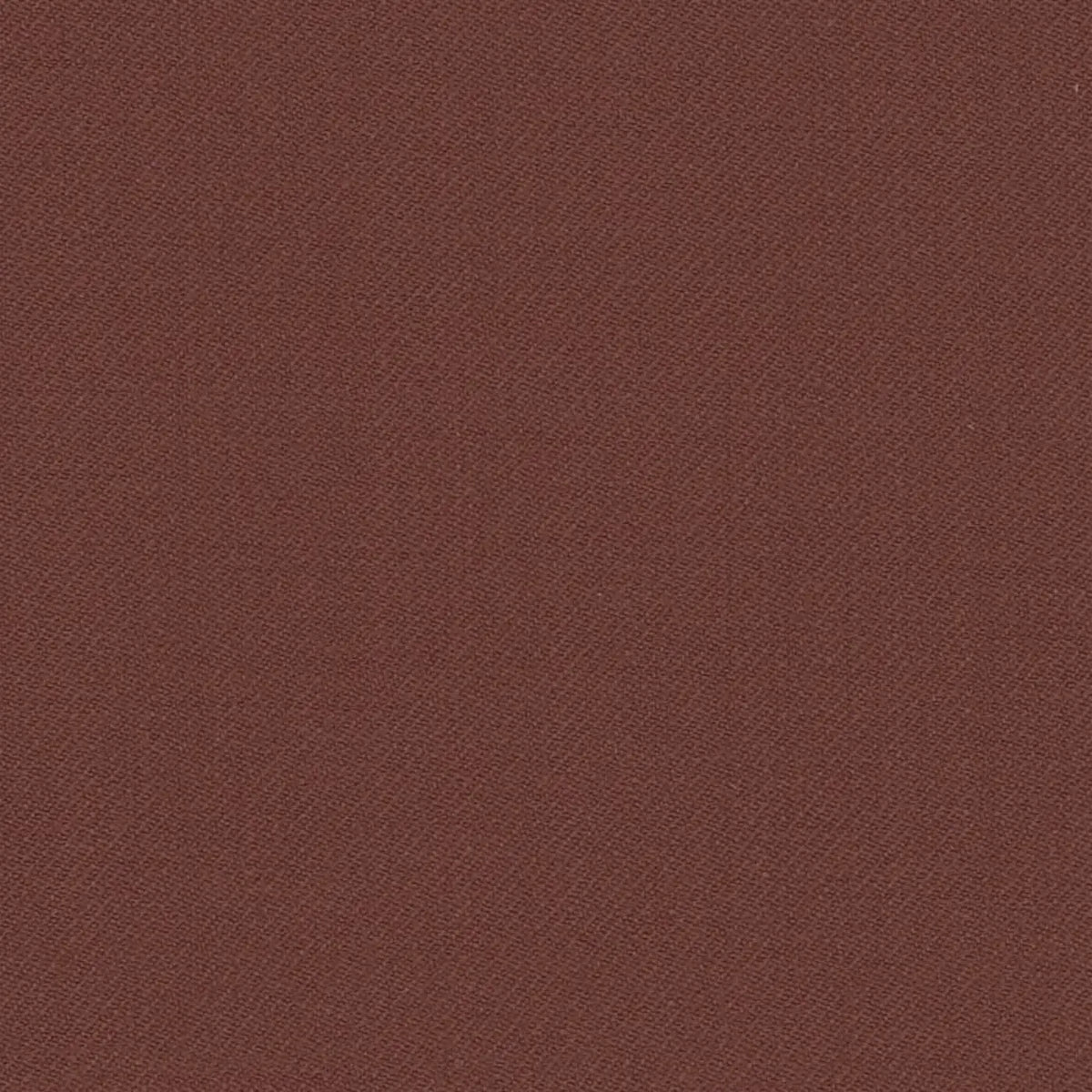 Rust Solid Serge Super 140's All Wool Suiting By Holland & Sherry
