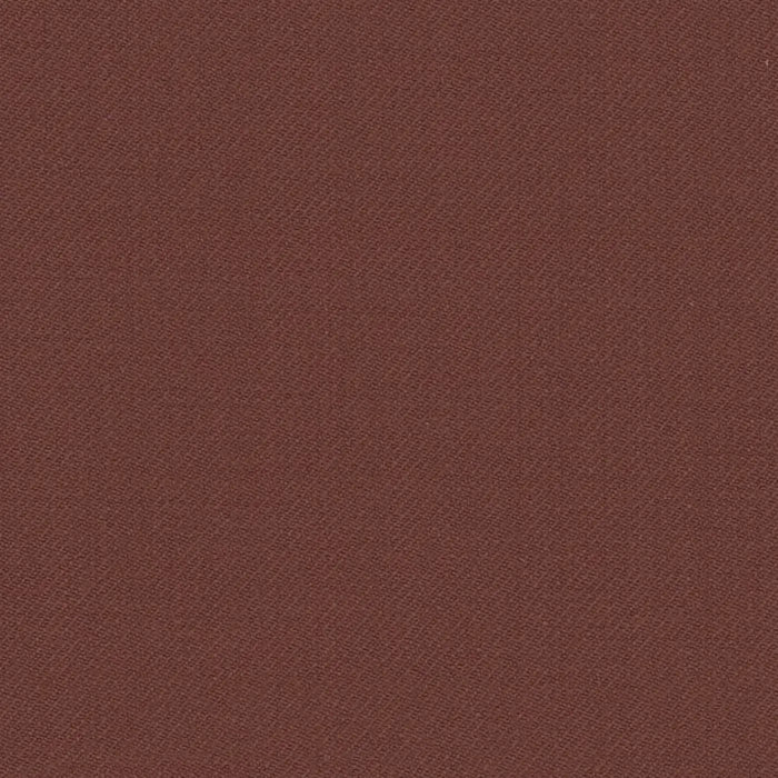 Rust Solid Serge Super 140's All Wool Suiting By Holland & Sherry