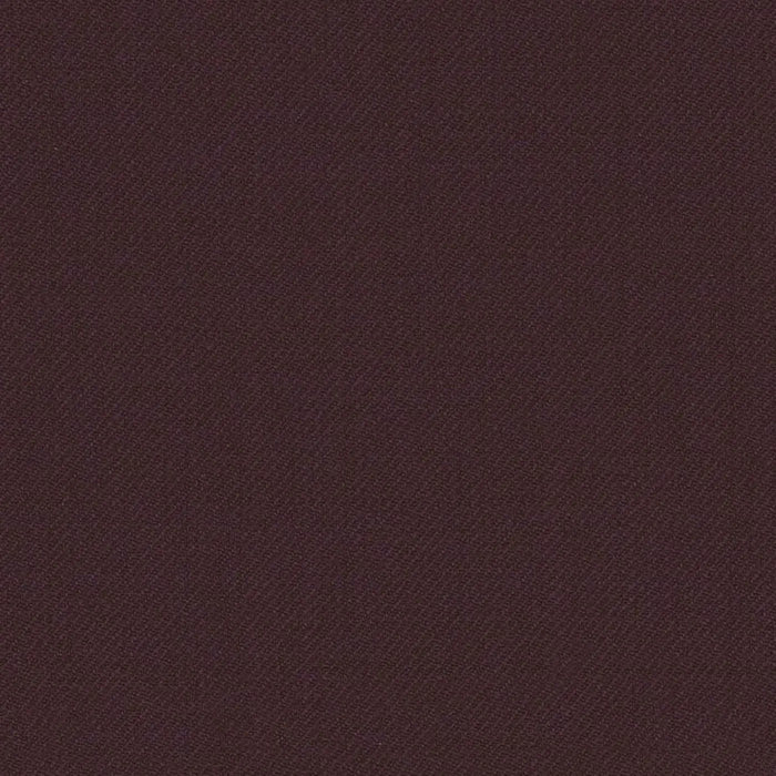 Maroon Solid Serge Super 140's All Wool Suiting By Holland & Sherry