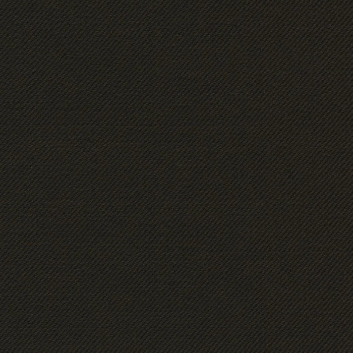 Dark Brown Solid Serge Super 140's All Wool Suiting By Holland & Sherry