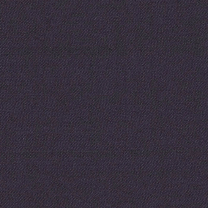 Plum Solid Serge Super 140's All Wool Suiting By Holland & Sherry