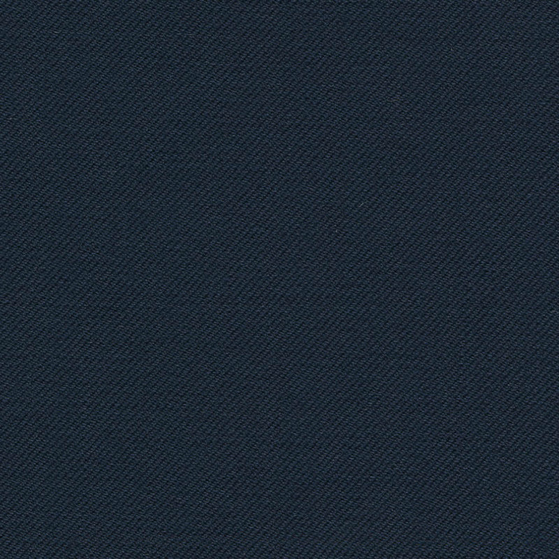 Navy Solid Serge Super 140's All Wool Suiting By Holland & Sherry