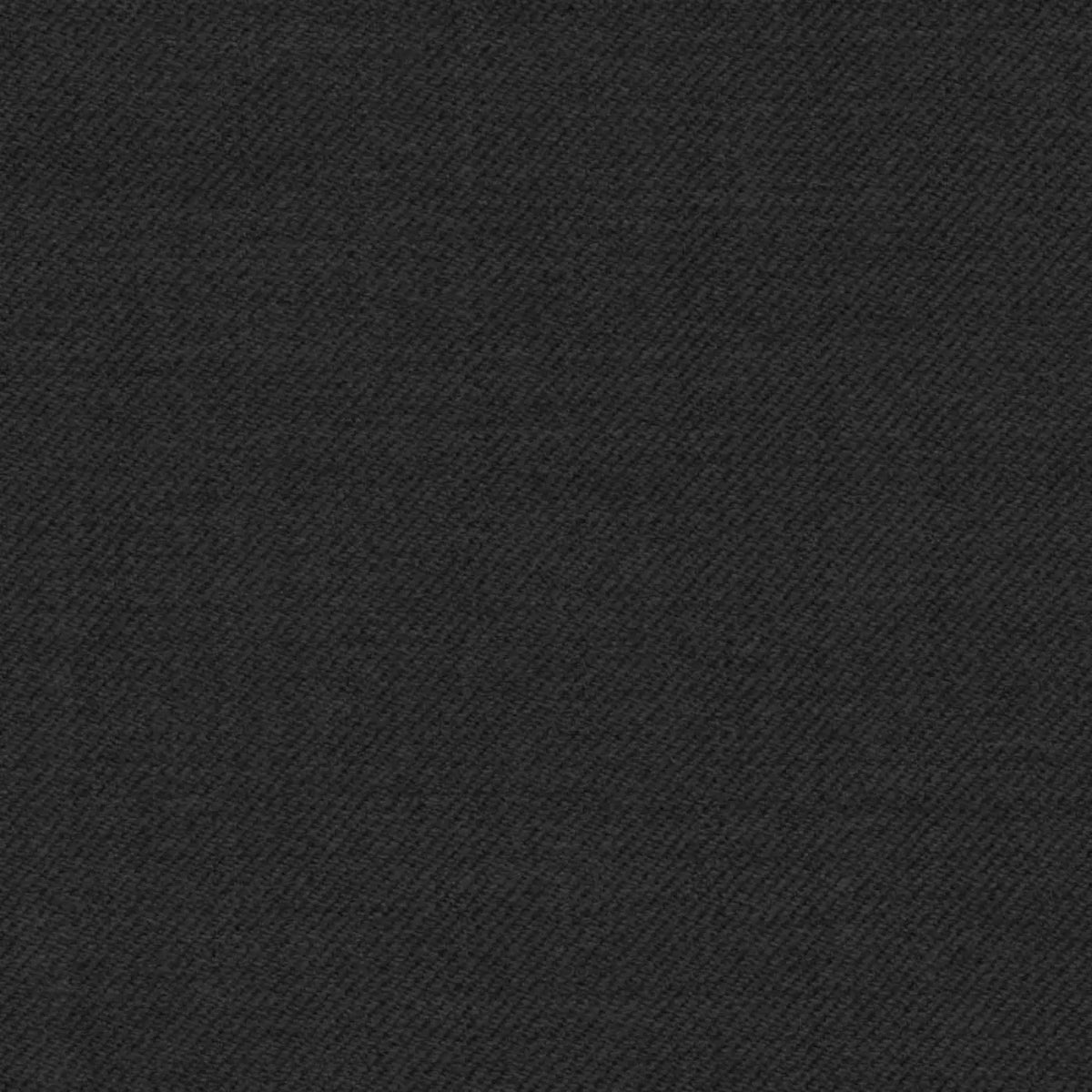 Black Solid Serge Super 140's All Wool Suiting By Holland & Sherry