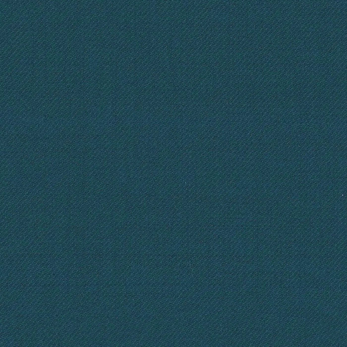 Petrol Blue Solid Serge Super 140's All Wool Suiting By Holland & Sherry