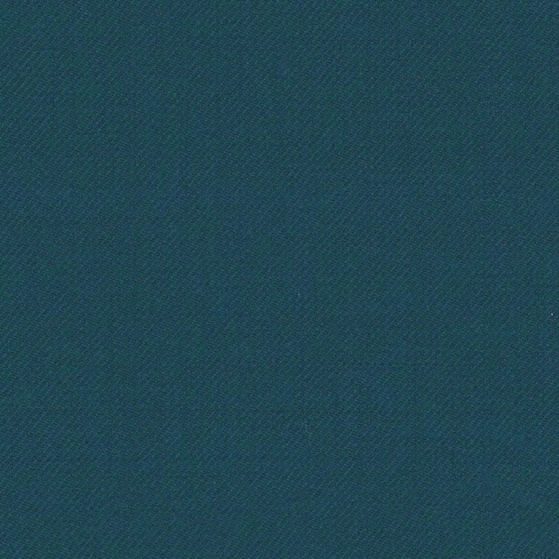 Petrol Blue Solid Serge Super 140's All Wool Suiting By Holland & Sherry