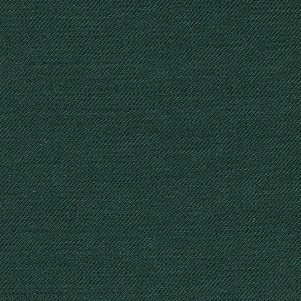 Forest Green Solid Serge Super 140's All Wool Suiting By Holland & Sherry