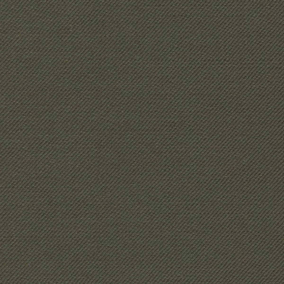 Olive Solid Serge Super 140's All Wool Suiting By Holland & Sherry