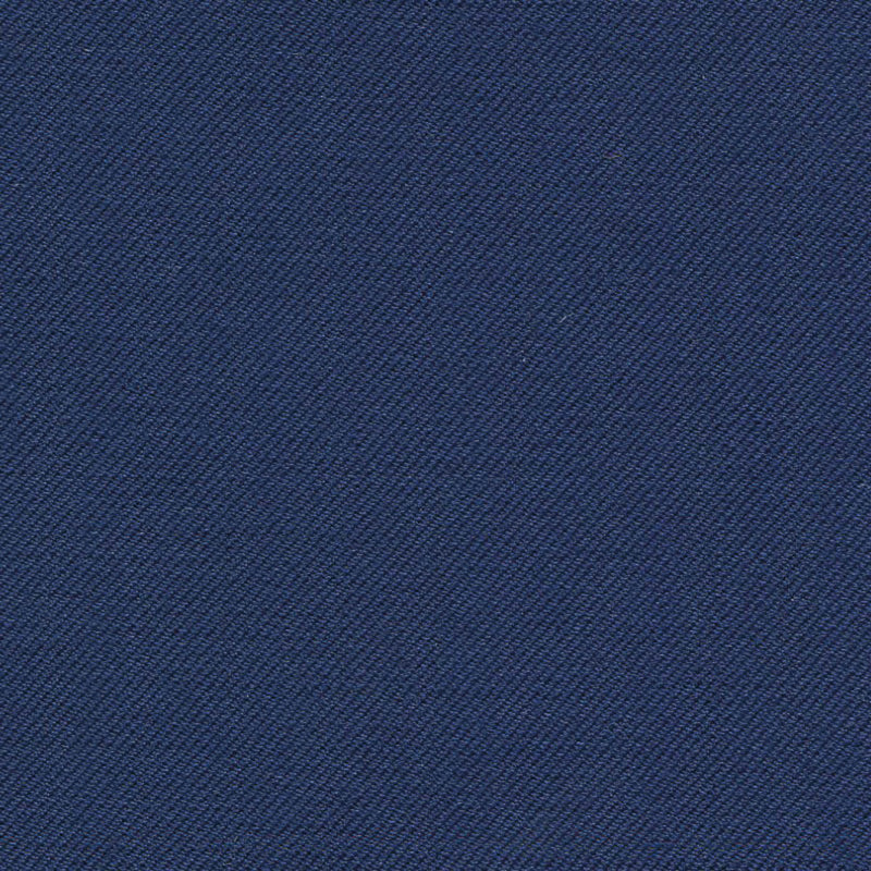 Dark Blue Solid Serge Super 140's All Wool Suiting By Holland & Sherry