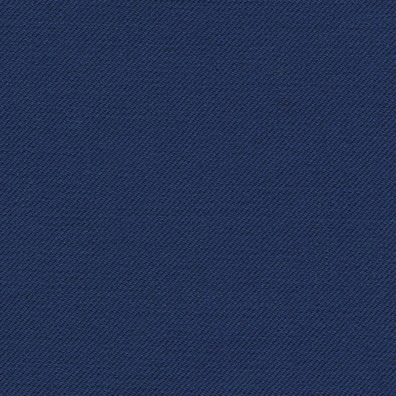 Light Navy Solid Serge Super 140's All Wool Suiting By Holland & Sherry