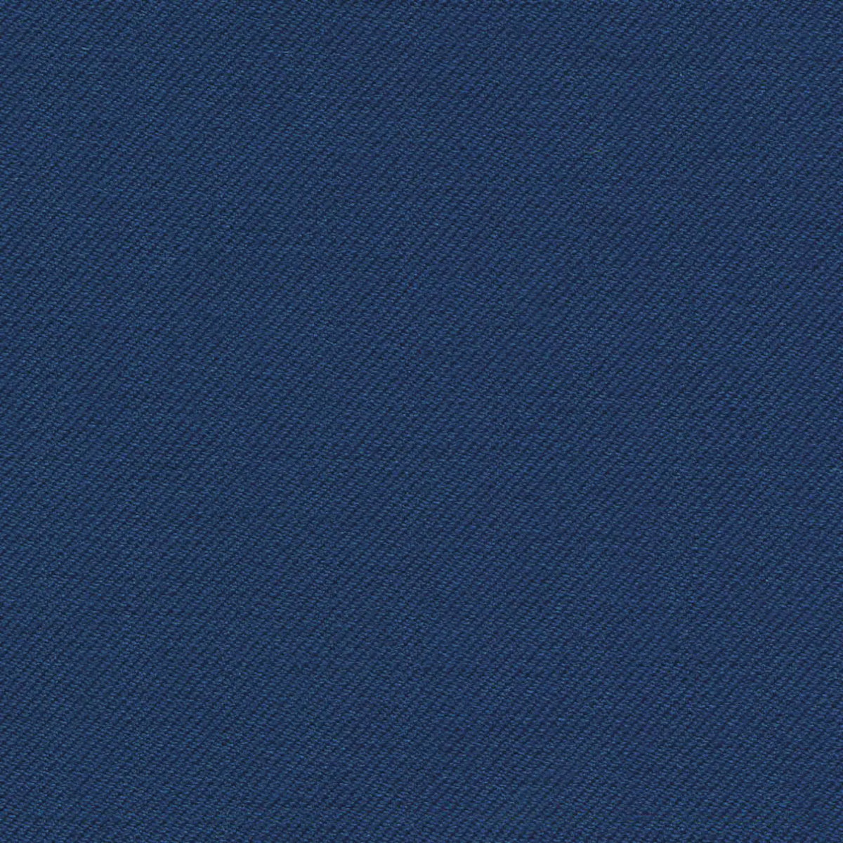 French Blue Solid Serge Super 140's All Wool Suiting By Holland & Sherry