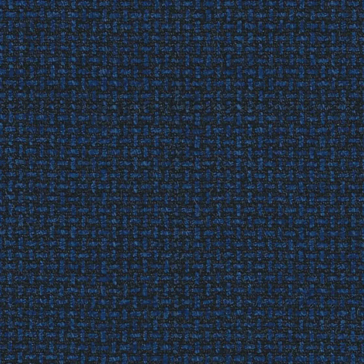 Navy Micro Design with Black Windowpane Check Wool, Silk & Linen Jacketing by Holland & Sherry