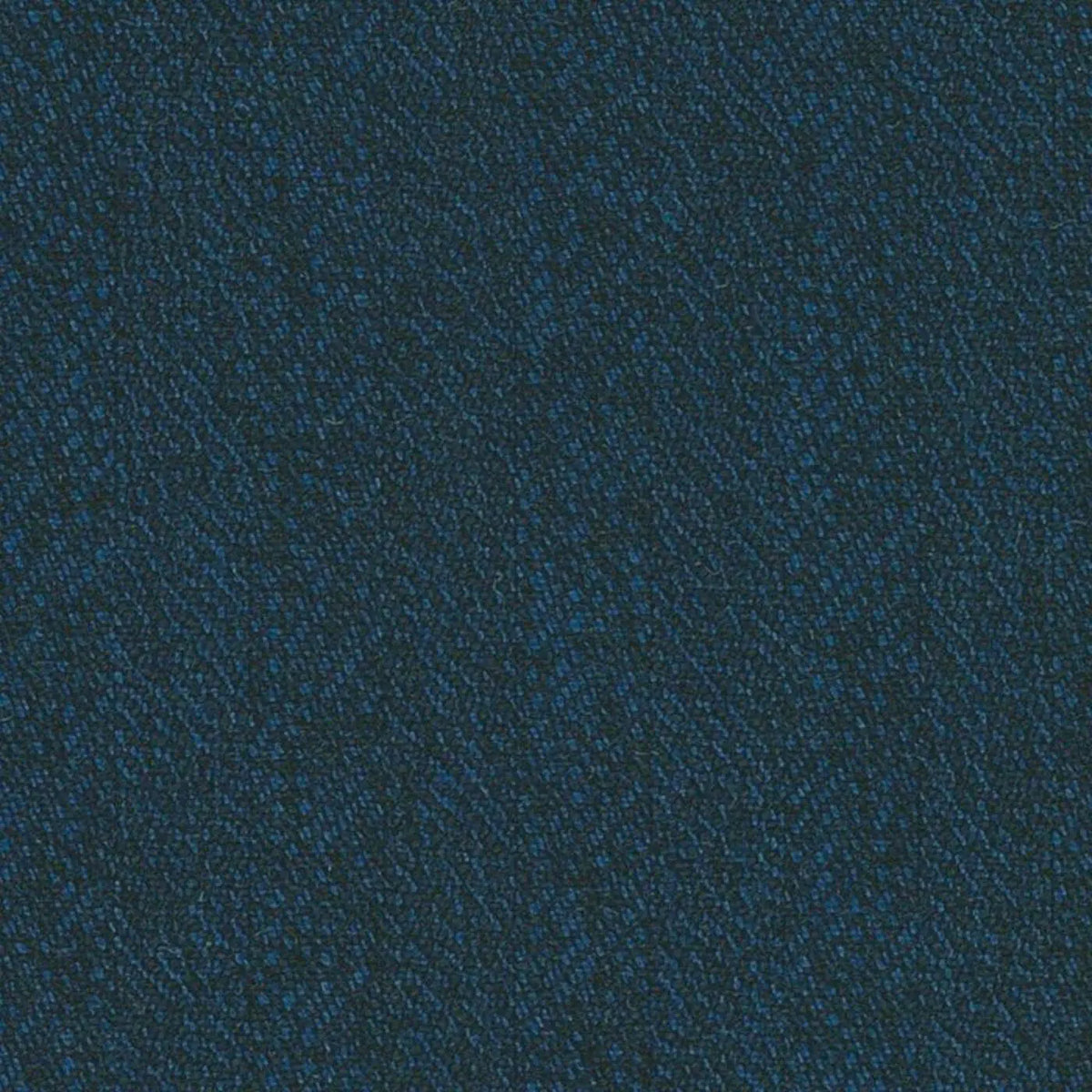 Navy Herringbone Worsted Wool Tweed By Holland & Sherry