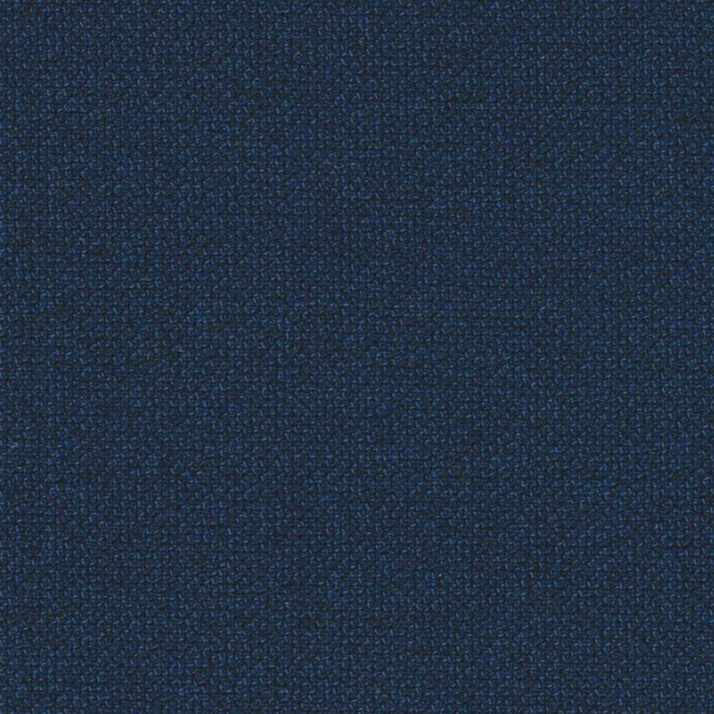 Navy Solid Plain Weave Worsted Wool Tweed By Holland & Sherry