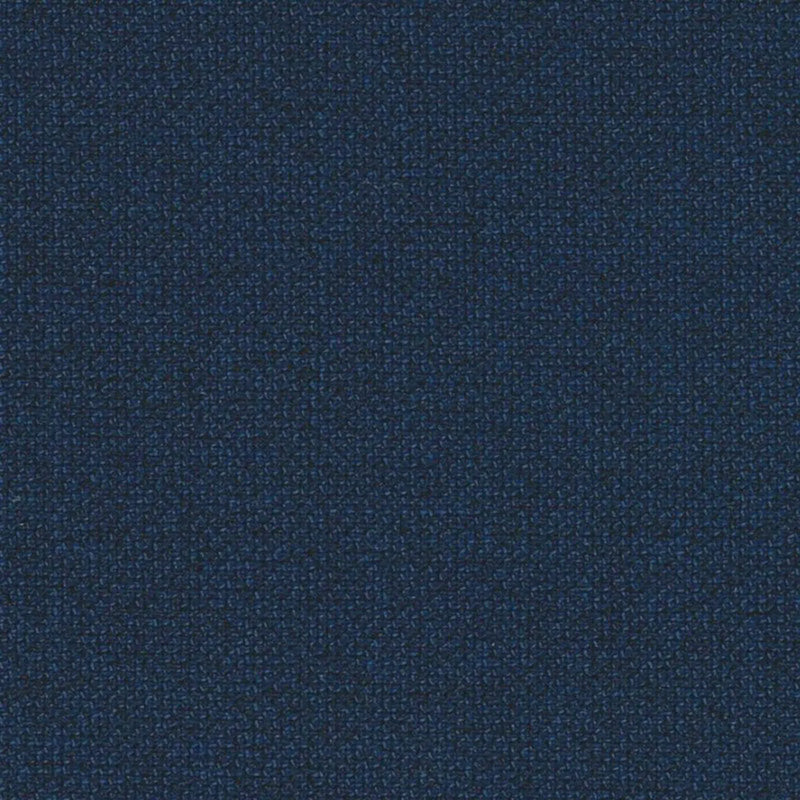 Navy Solid Plain Weave Worsted Wool Tweed By Holland & Sherry