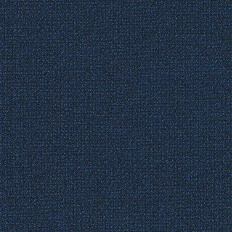 Navy Solid Plain Weave Worsted Wool Tweed By Holland & Sherry