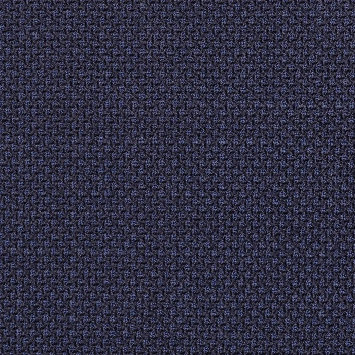 Dark Navy Blue Birdseye Super 100's All Wool Suiting By Holland & Sherry