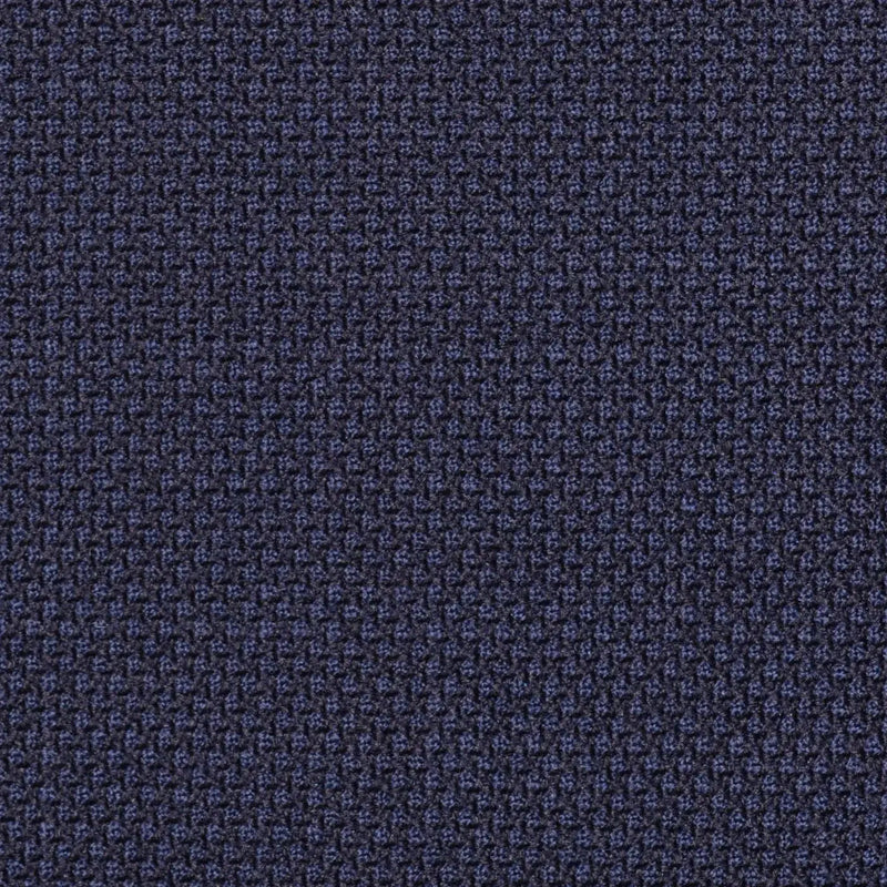 Dark Navy Blue Birdseye Super 100's All Wool Suiting By Holland & Sherry
