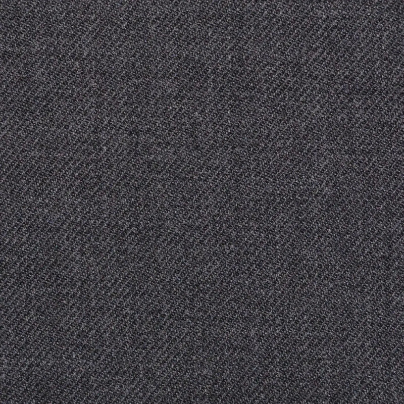 Dark Grey Plain Twill Super 100's All Wool Suiting By Holland & Sherry