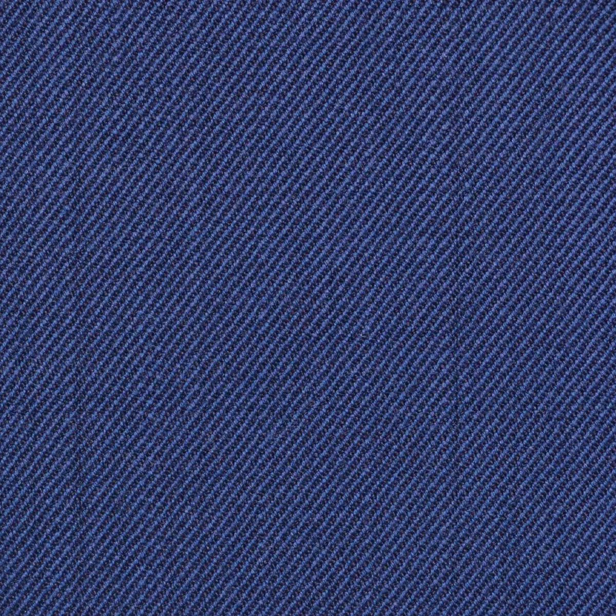 Medium Blue Plain Twill Super 100's All Wool Suiting By Holland & Sherry