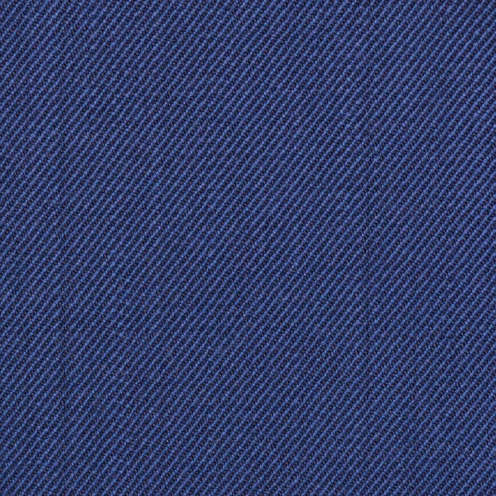 Medium Blue Plain Twill Super 100's All Wool Suiting By Holland & Sherry