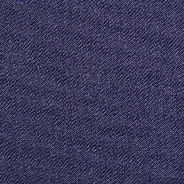 Bright Navy Blue Plain Twill Super 100's All Wool Suiting By Holland & Sherry