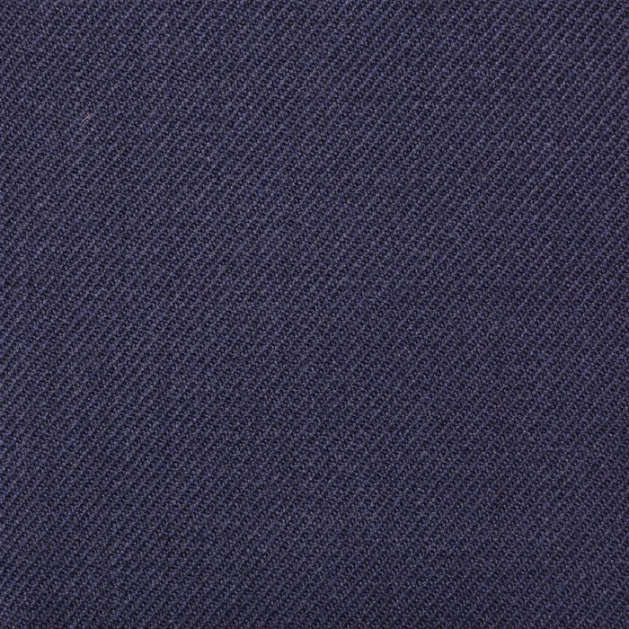 Navy Blue Plain Twill Super 100's All Wool Suiting By Holland & Sherry