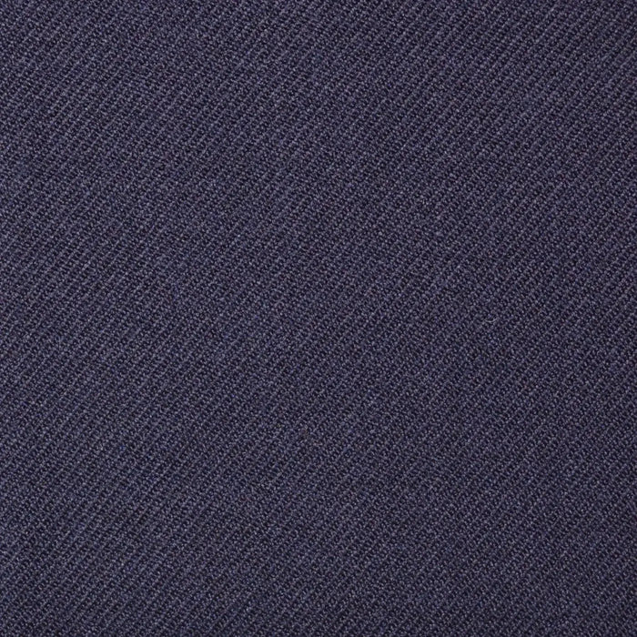 Dark Navy Blue Plain Twill Super 100's All Wool Suiting By Holland & Sherry
